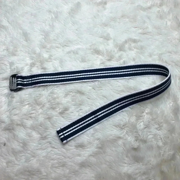 Polo By Ralph Lauren Cloth Belt  Blue/White 1-2 Yr - Picture 5 of 10